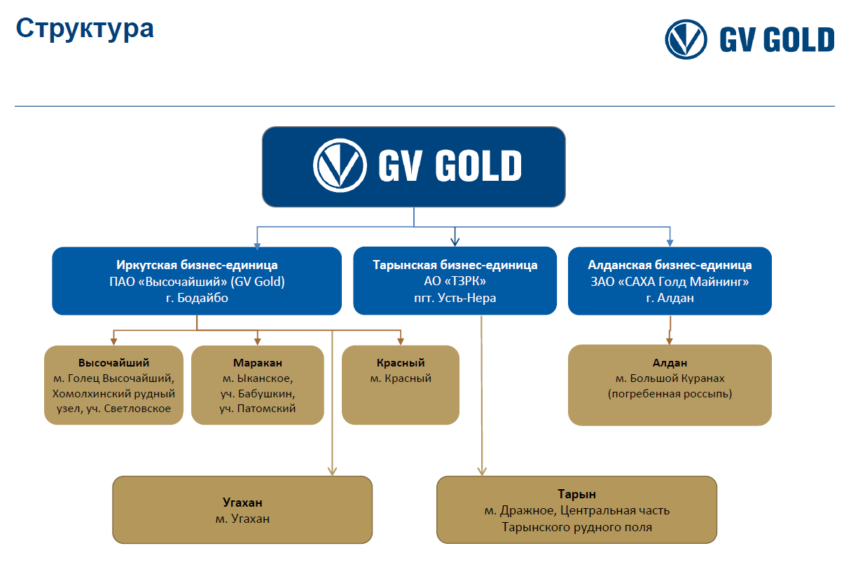 Фирма пао. GV Gold ПАО высочайший. GV Gold Усть Нера. GV Gold Бодайбо. Структура ПАО.